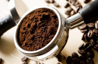 how much coffee grounds per cup